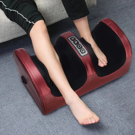 Electric Shiatsu Foot & Calf Massager — Deep Tissue Kneading with Heat
