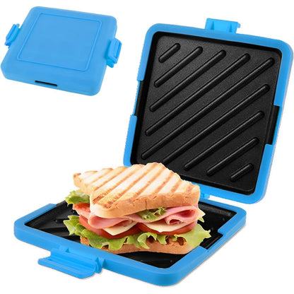 Microwave Toastie & Sandwich Maker — Silicone Non-Stick Grill with Heatwave Technology