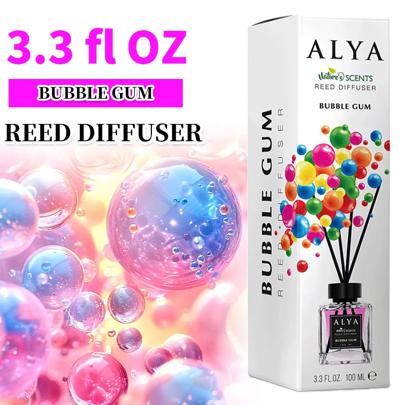 3.3oz Reed Diffuser Set — 14 Scents with Essential Oil & Incense Sticks | Long-Lasting Home Fragrance
