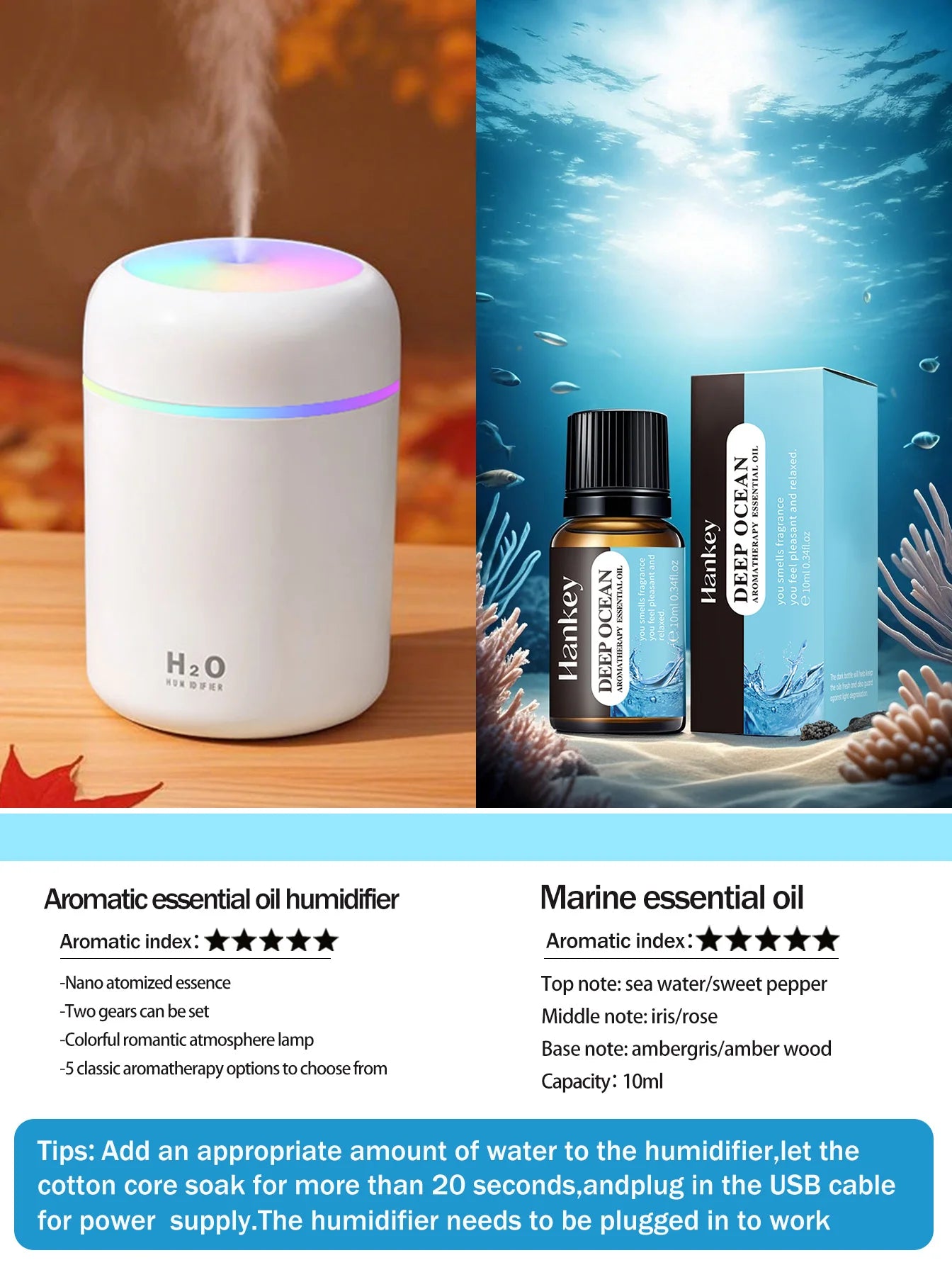 300ml Aromatherapy Diffuser And Humidifier