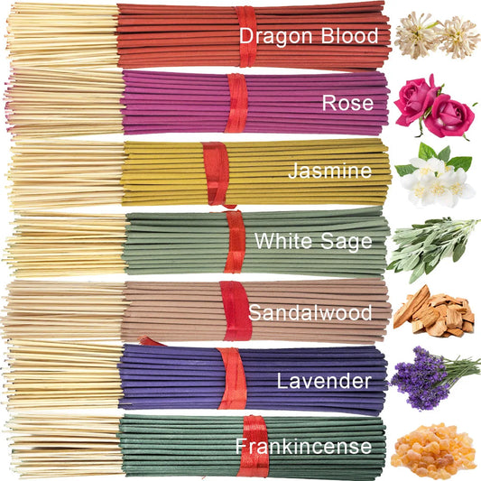 280-Piece Incense Sticks Set — 14 Long-Lasting Scents for Meditation, Yoga & Home