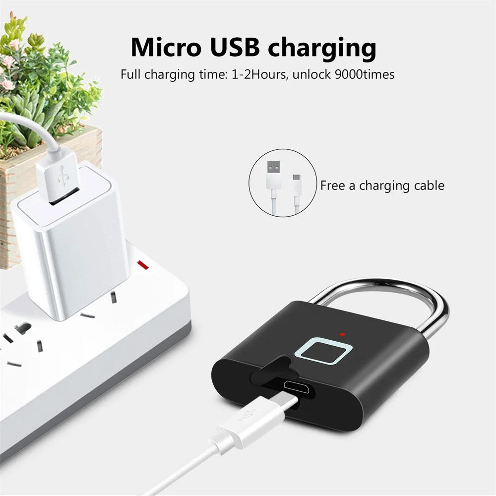 Keyless Fingerprint Padlock