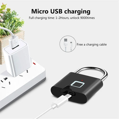 Keyless Fingerprint Padlock