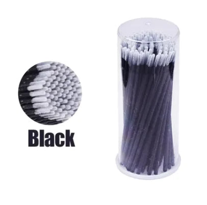 100Pcs Professional Disposable Eyelash Extension Micro Brush