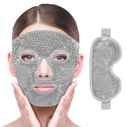 Gel Cooling Ice Face Mask, Hot/ Cold Compress Pack