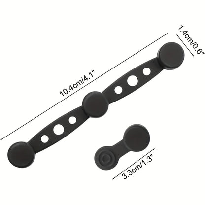 Magnetic Silicone Air Fryer Clips — Non-Stick Parchment Fasteners, Set of 6