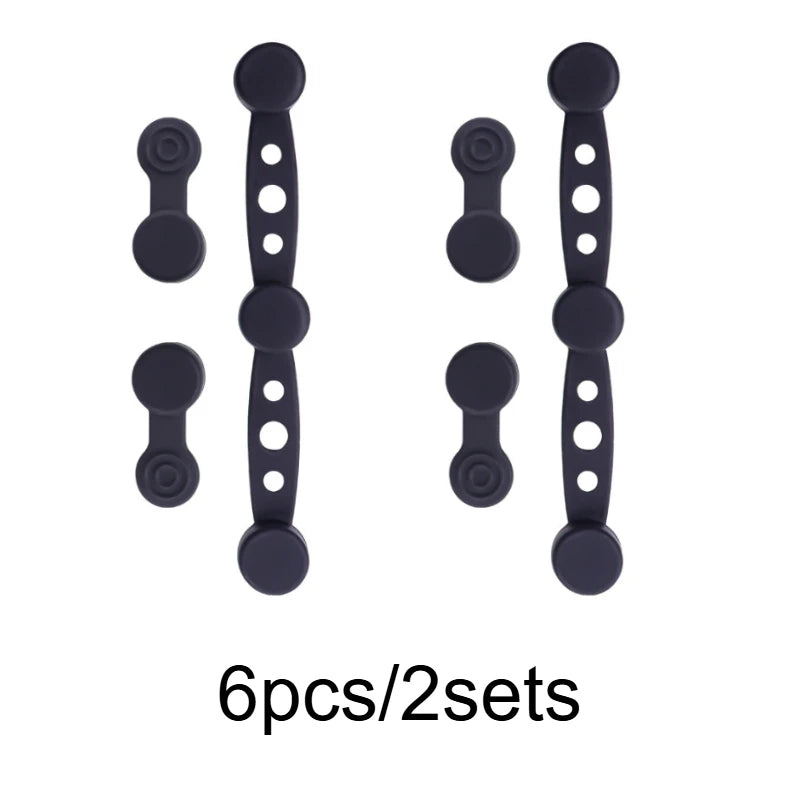 Magnetic Silicone Air Fryer Clips — Non-Stick Parchment Fasteners, Set of 6