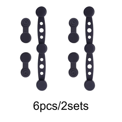 Magnetic Silicone Air Fryer Clips — Non-Stick Parchment Fasteners, Set of 6