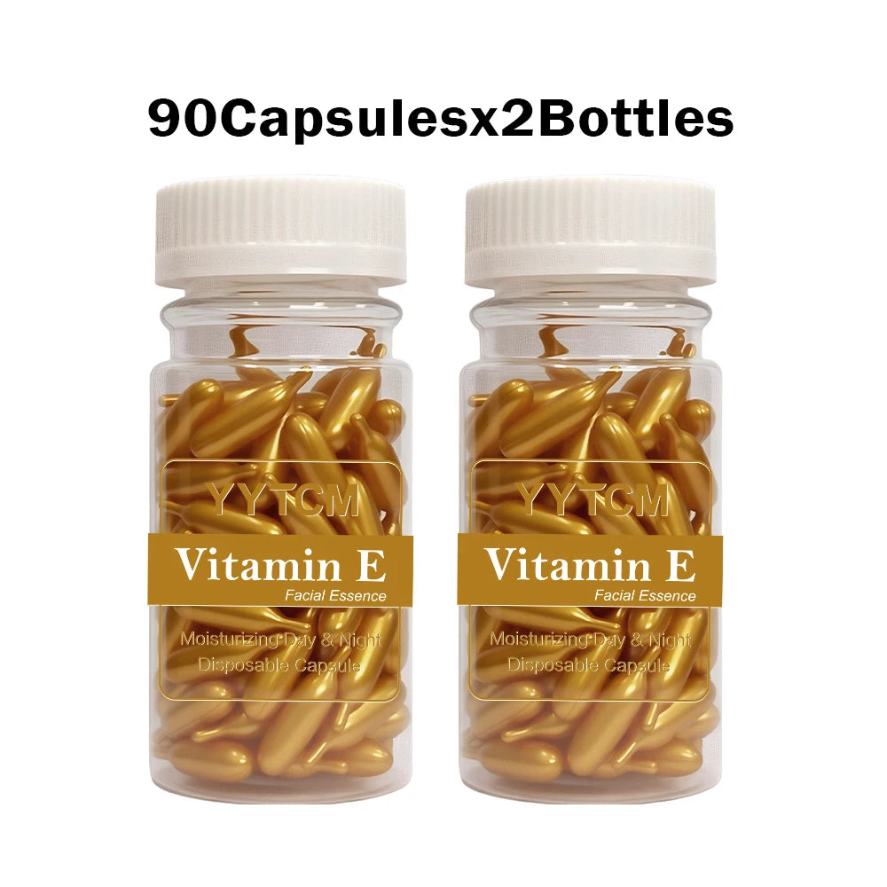 Vitamin E Hydrating Face Serum Capsules — Moisturizing Oil Treatment