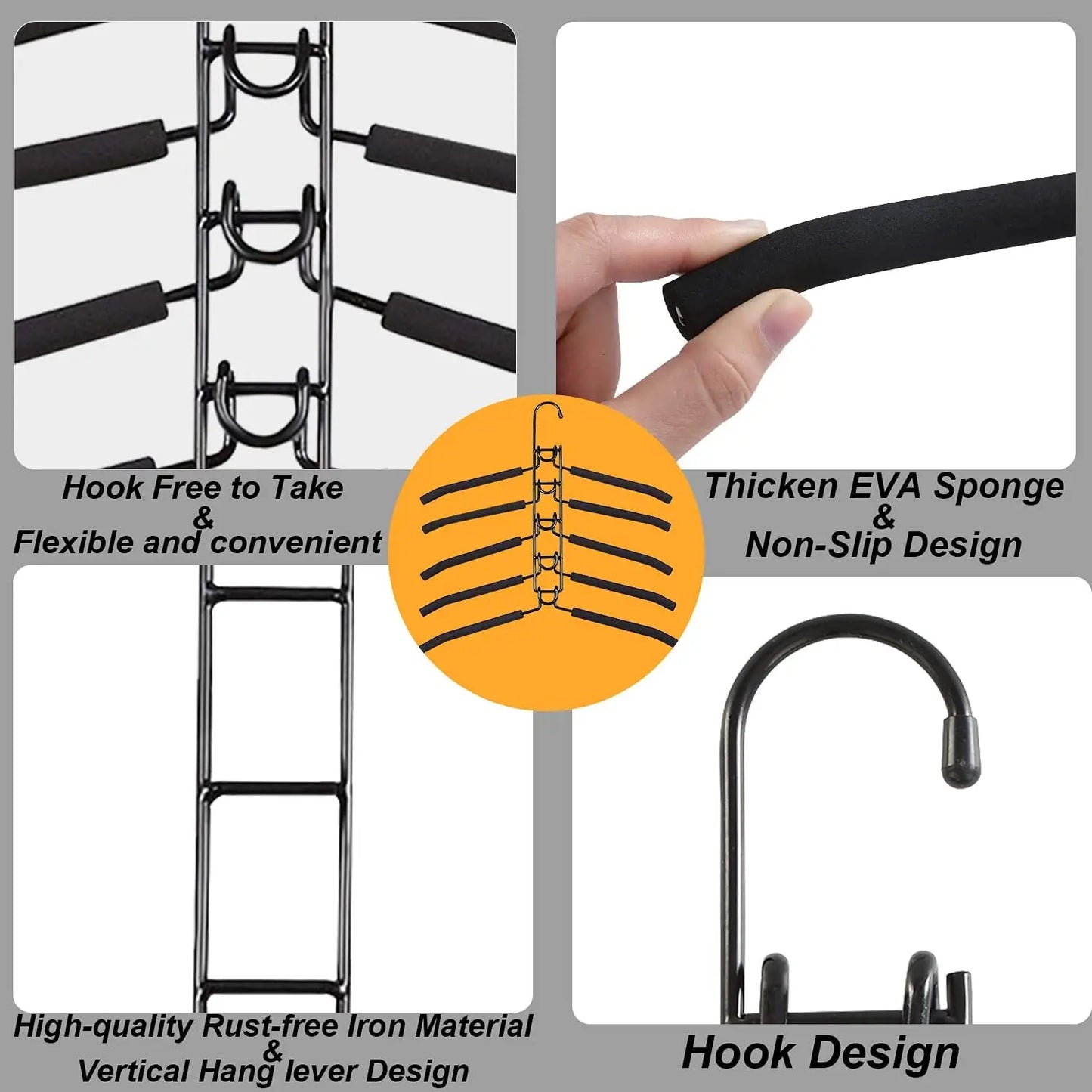 5 Multi-Layer Space-Saving Hangers