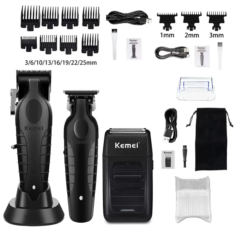 Kemei KM-2296 KM-2299 KM-1102 Hair Clipper Kit
