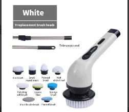 9-in-1 Cordless Electric Spin Scrubber — Waterproof Cleaning Brush for Tile, Tub & Floor