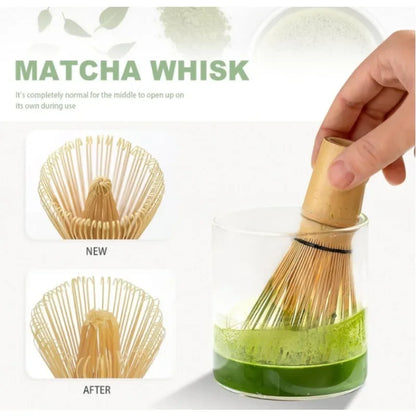 Handcrafted Organic Traditional Japanese Matcha Whisk for Authentic Tea