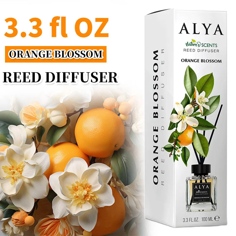 3.3oz Reed Diffuser Set — 14 Scents with Essential Oil & Incense Sticks | Long-Lasting Home Fragrance