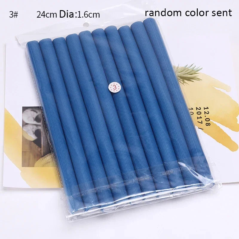10pcs Flexi Rod Styling Tools/ No Heat
