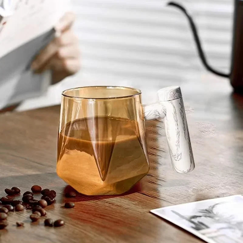 400ML Self Stirring Glass Coffee Mug