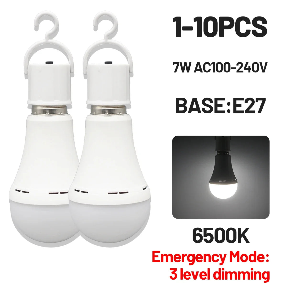 LED Rechargeable Light Bulb