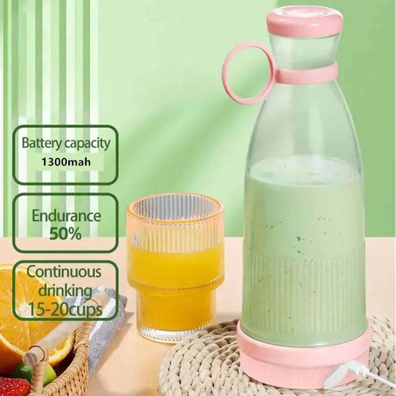Portable Electric 6 Blade Juice Blender
