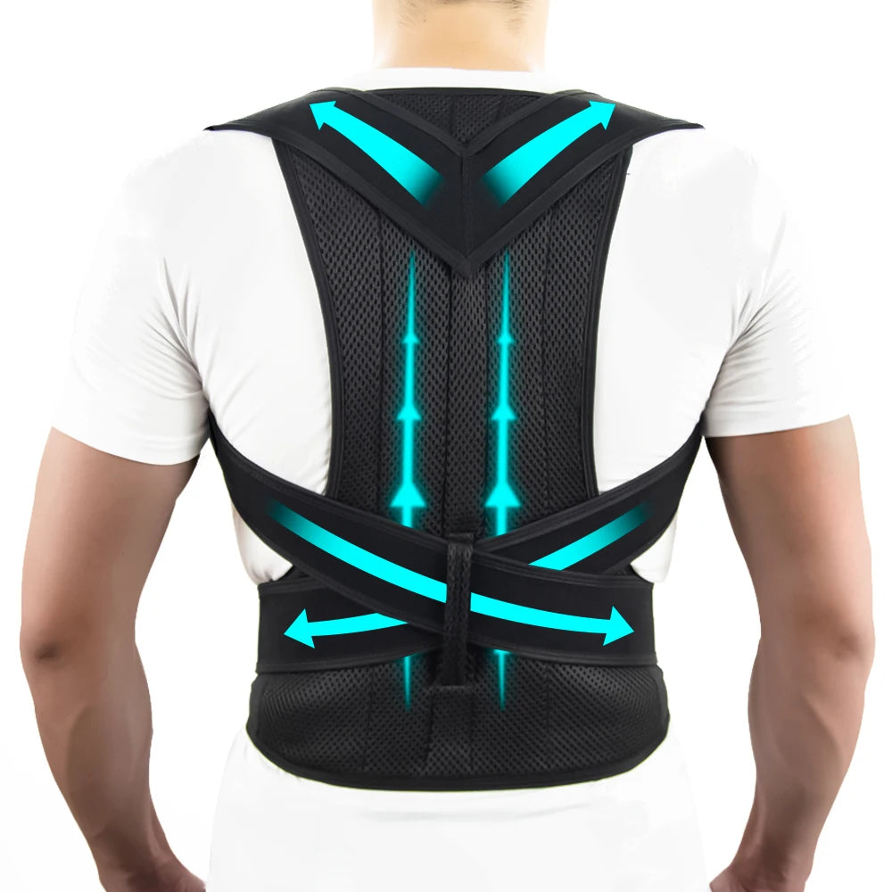 Posture Corrector Back Brace — Full Support for a Stronger, Straighter You
