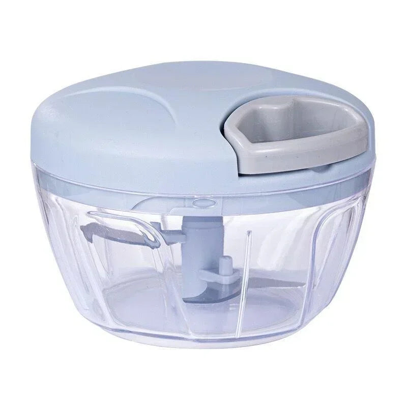 Manual Garlic & Vegetable Chopper — Rotate Press Mincer, 500ml / 900ml
