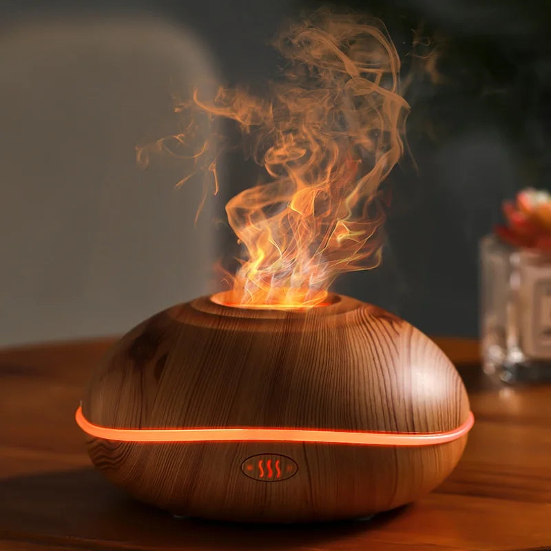 Aroma Humidifier flame/ Can Add Essential Oils