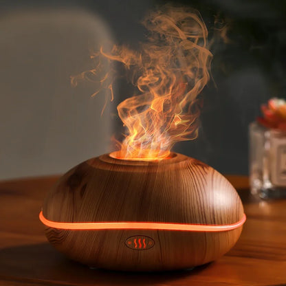 Aroma Humidifier flame/ Can Add Essential Oils
