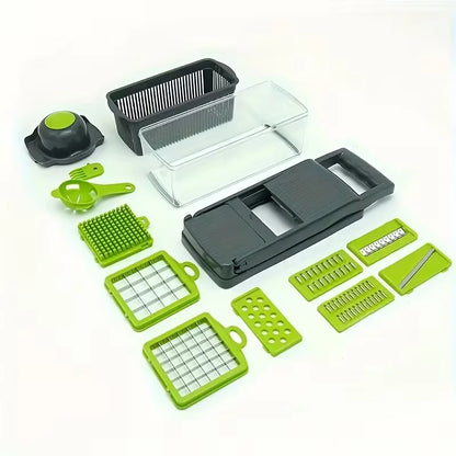 14-in-1 Multifunctional Vegetable Chopper — Slicer, Dicer, Grater & Food Chopper