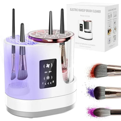 Electric Makeup Brush Cleaner & Dryer — Deep Clean in Seconds