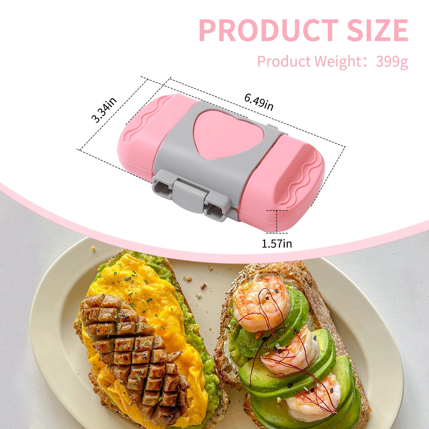 Microwave Toastie & Sandwich Maker — Silicone Non-Stick Grill with Heatwave Technology