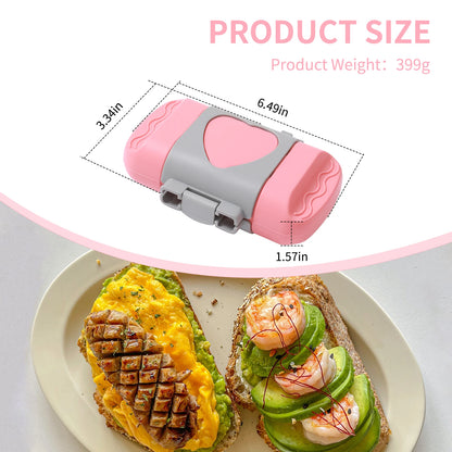 Microwave Toastie & Sandwich Maker — Silicone Non-Stick Grill with Heatwave Technology