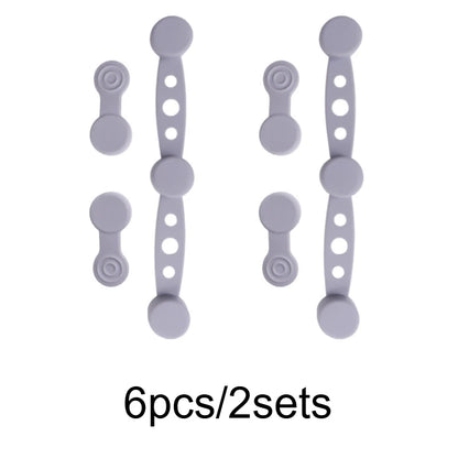 Magnetic Silicone Air Fryer Clips — Non-Stick Parchment Fasteners, Set of 6