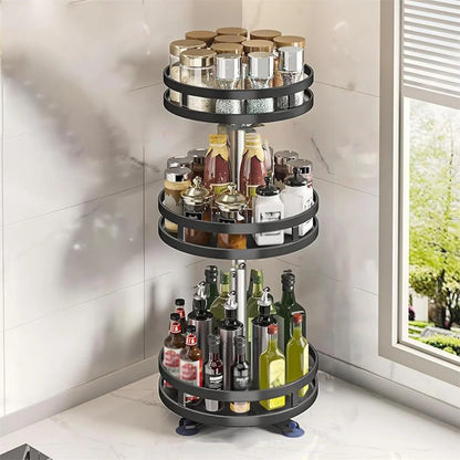 360 Degree Rotatable Spice Rack