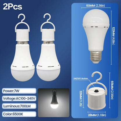 LED Rechargeable Light Bulb