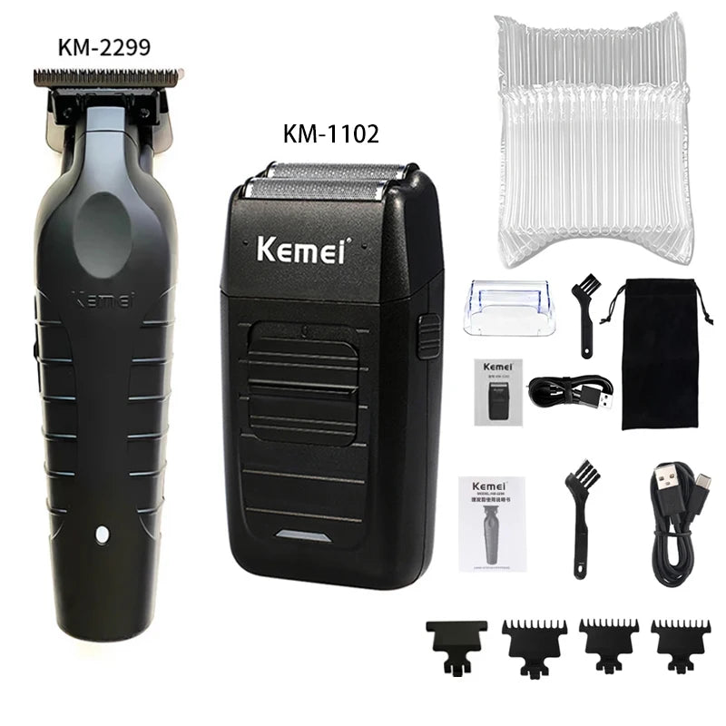 Kemei KM-2296 KM-2299 KM-1102 Hair Clipper Kit