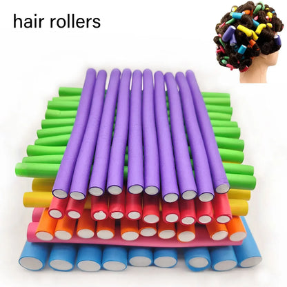 10pcs Flexi Rod Styling Tools/ No Heat