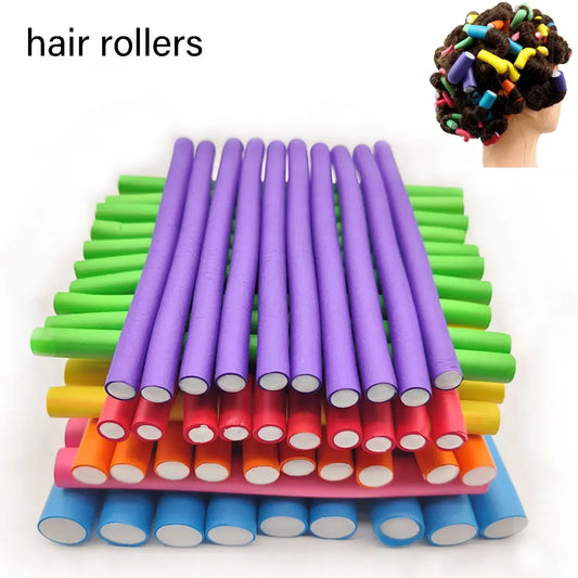 10pcs Flexi Rod Styling Tools/ No Heat