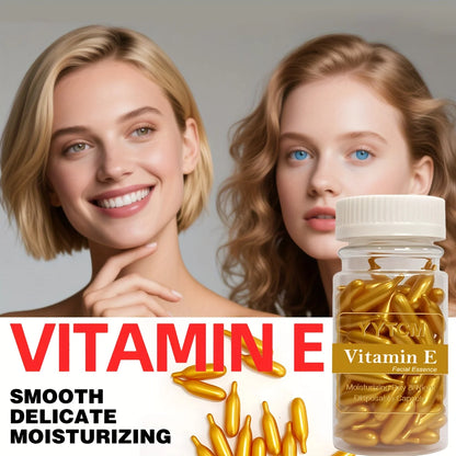 Vitamin E Hydrating Face Serum Capsules — Moisturizing Oil Treatment