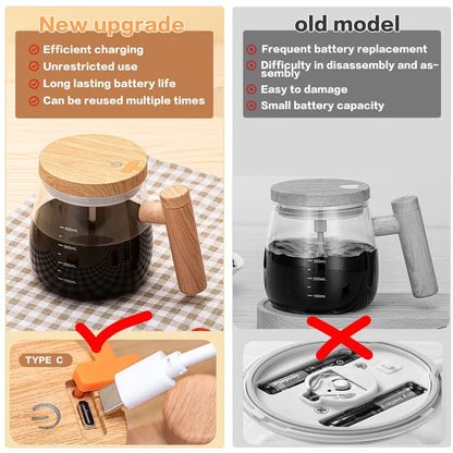 Rechargeable 400ML Automatic Stirring Mug