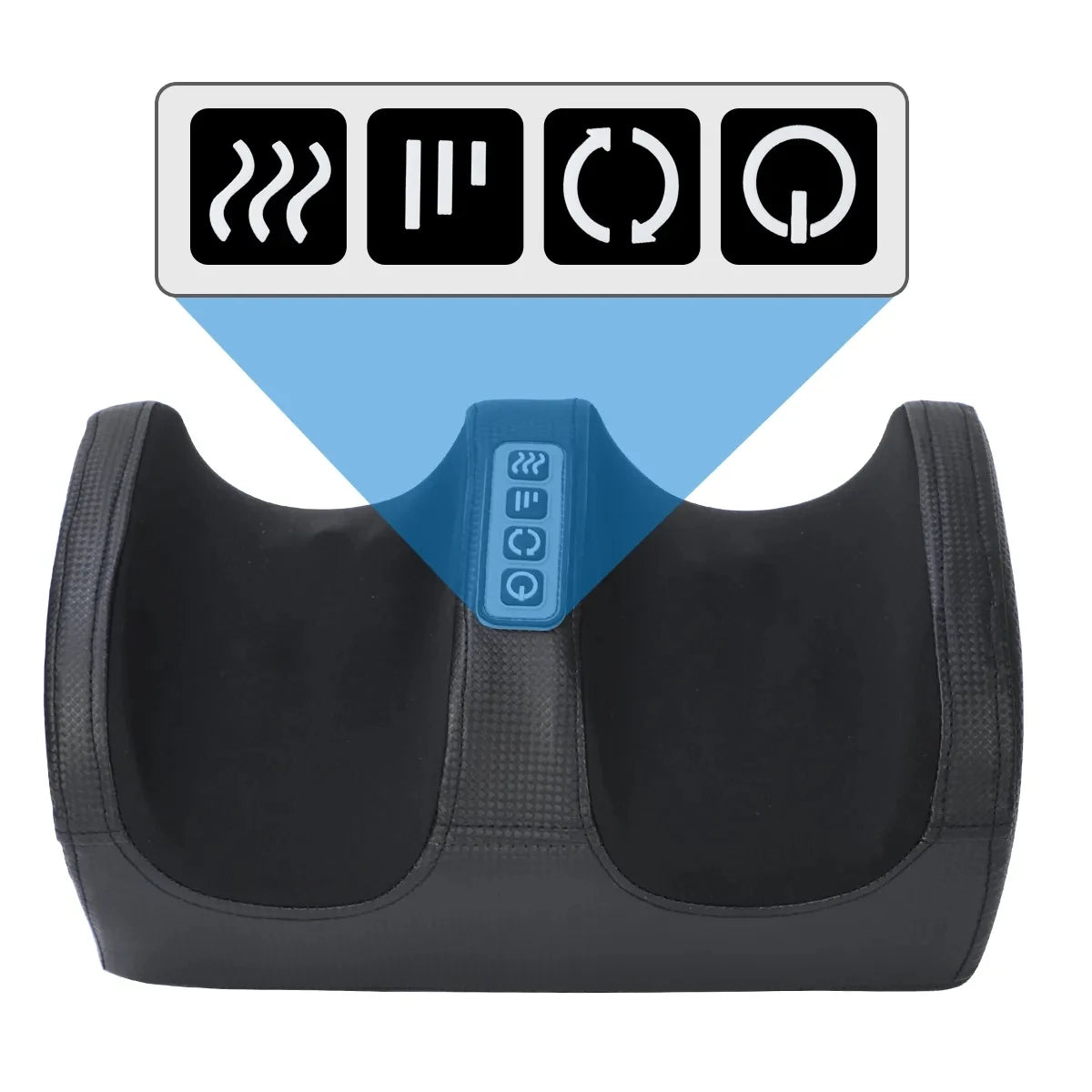 Electric Shiatsu Foot & Calf Massager — Deep Tissue Kneading with Heat