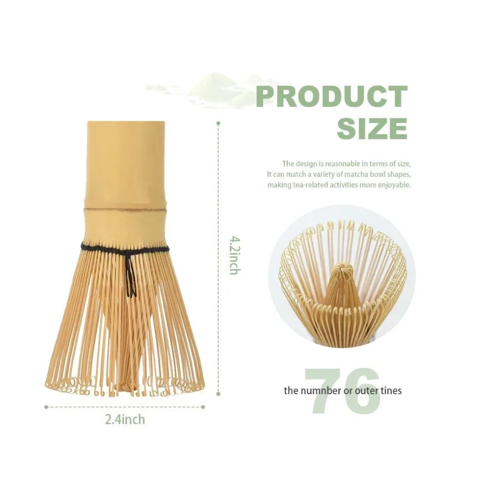 Handcrafted Organic Traditional Japanese Matcha Whisk for Authentic Tea