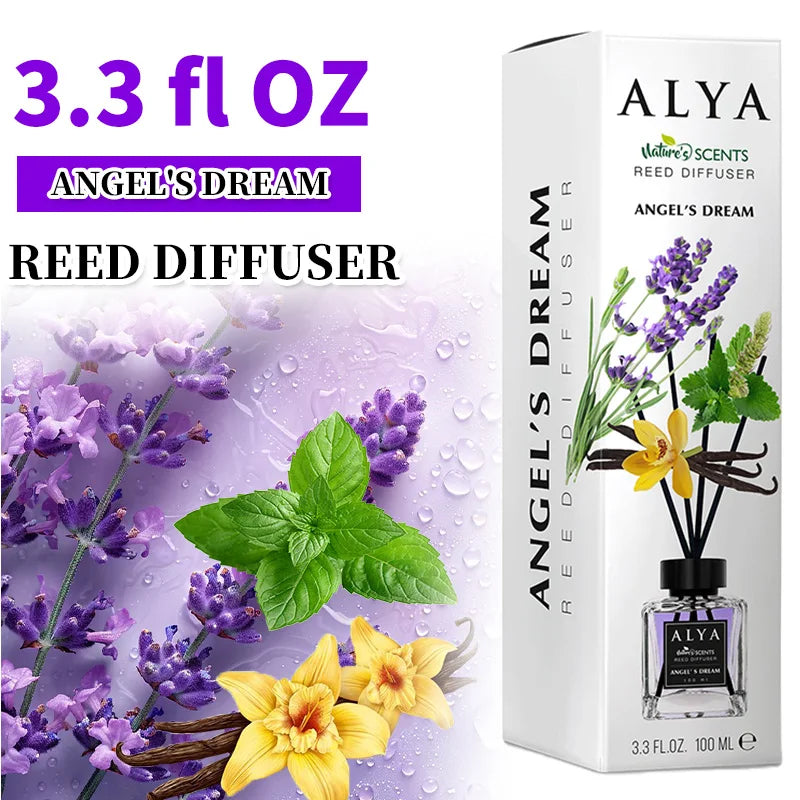 3.3oz Reed Diffuser Set — 14 Scents with Essential Oil & Incense Sticks | Long-Lasting Home Fragrance