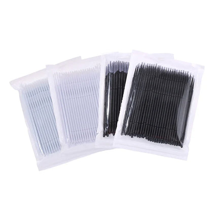 100Pcs Professional Disposable Eyelash Extension Micro Brush