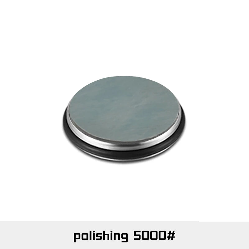 Rolling Knife Sharpener — Double-Sided Diamond Stone with 15°/20° Magnetic Angle Guide