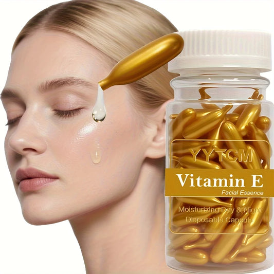 Vitamin E Hydrating Face Serum Capsules — Moisturizing Oil Treatment