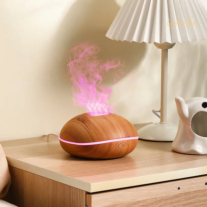 Aroma Humidifier flame/ Can Add Essential Oils