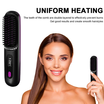 Cordless Portable Hair Straightener