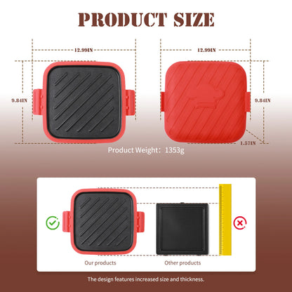 Microwave Toastie & Sandwich Maker — Silicone Non-Stick Grill with Heatwave Technology