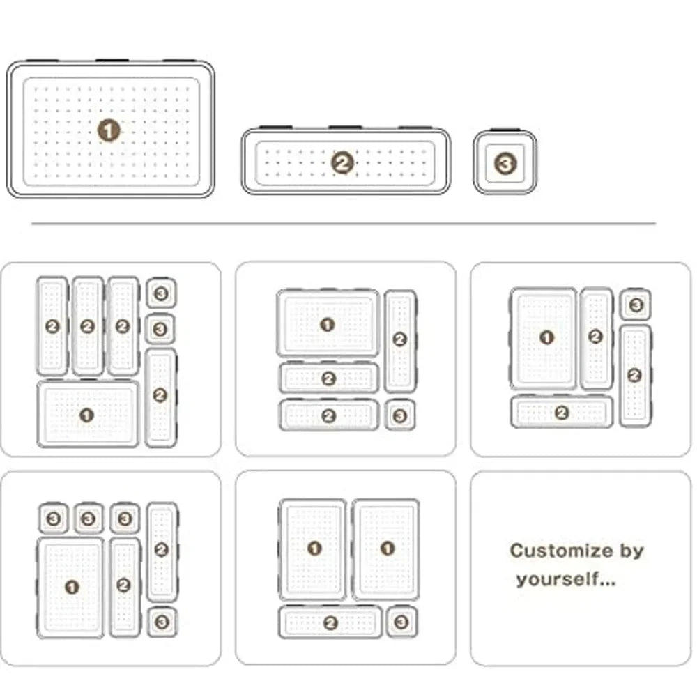 32PCS Desk Drawer Organizers