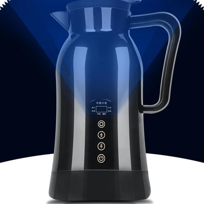 Portable Electric Car Kettle Stainless Steel 12V/24V Heating Cup Water Heater for