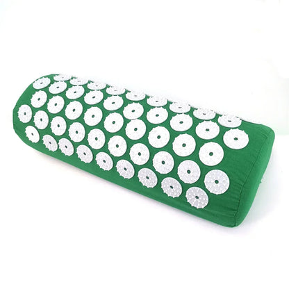 Yoga Acupressure Mat and Pillow Set, Relieves Pain/ Stress in Back and Body